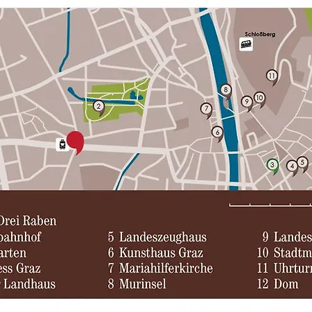 Hotel Drei Raben Štýrský Hradec